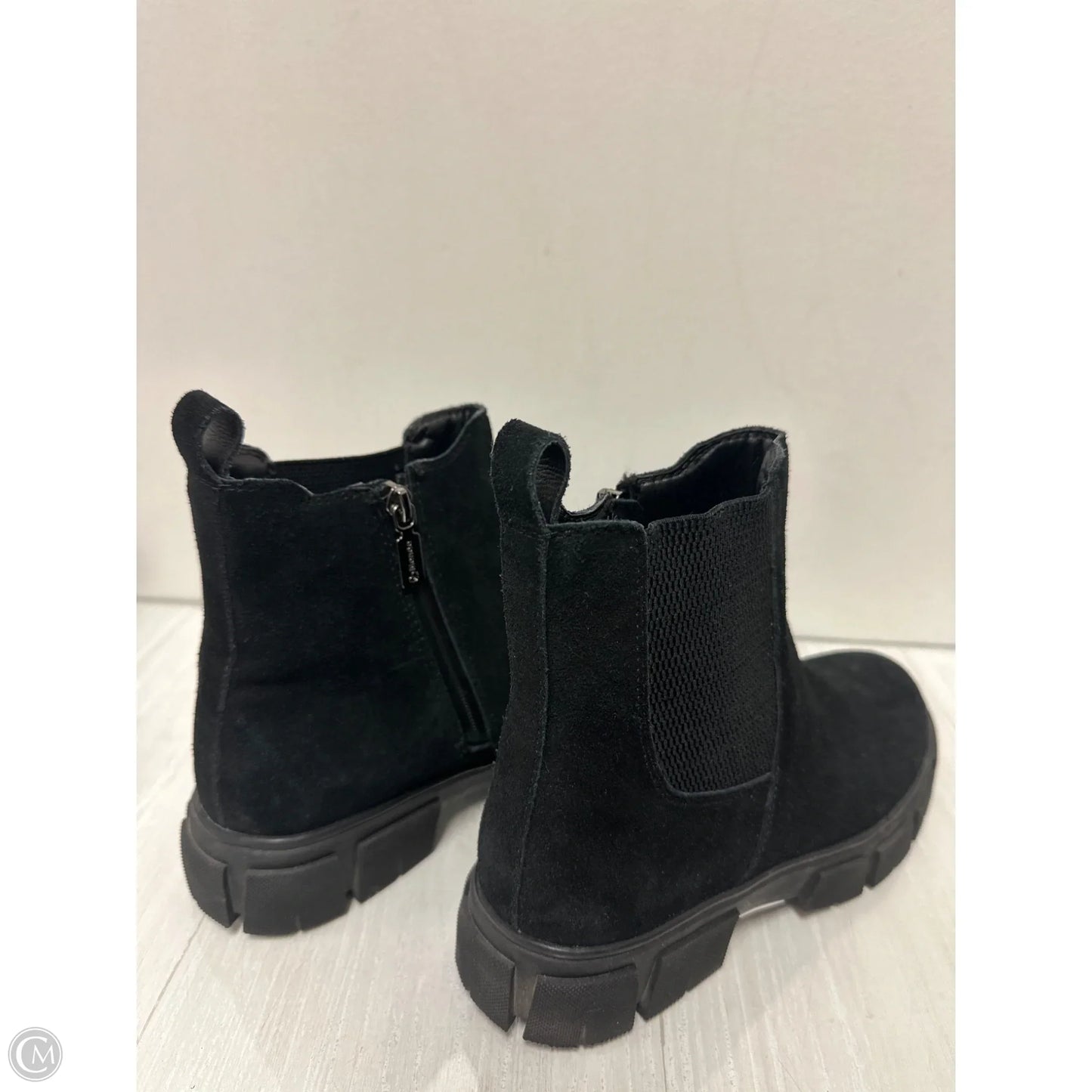 Boots Ankle Heels By Blondo In Black, Size: 8