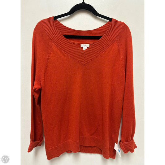 Top Long Sleeve By J. Jill In Orange, Size: Xs