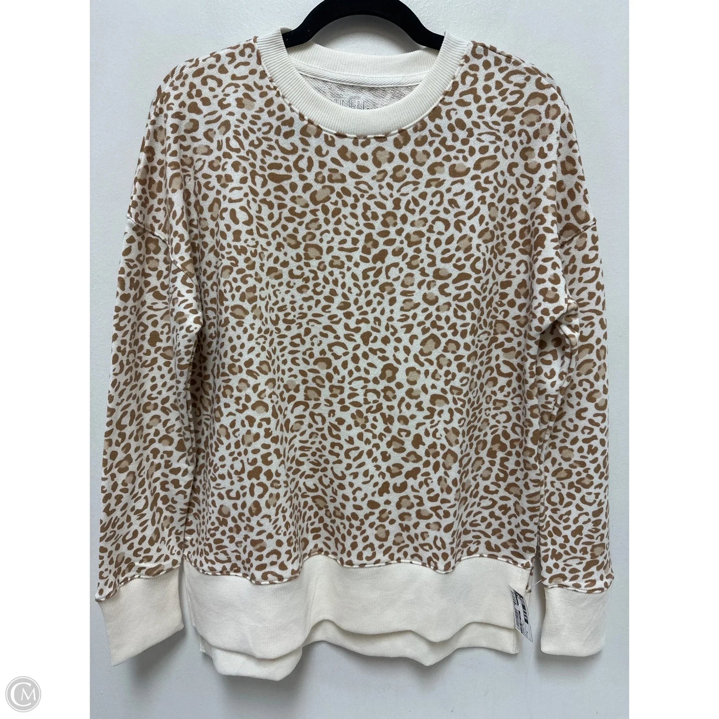 Sweater By Time And Tru In Animal Print, Size: S