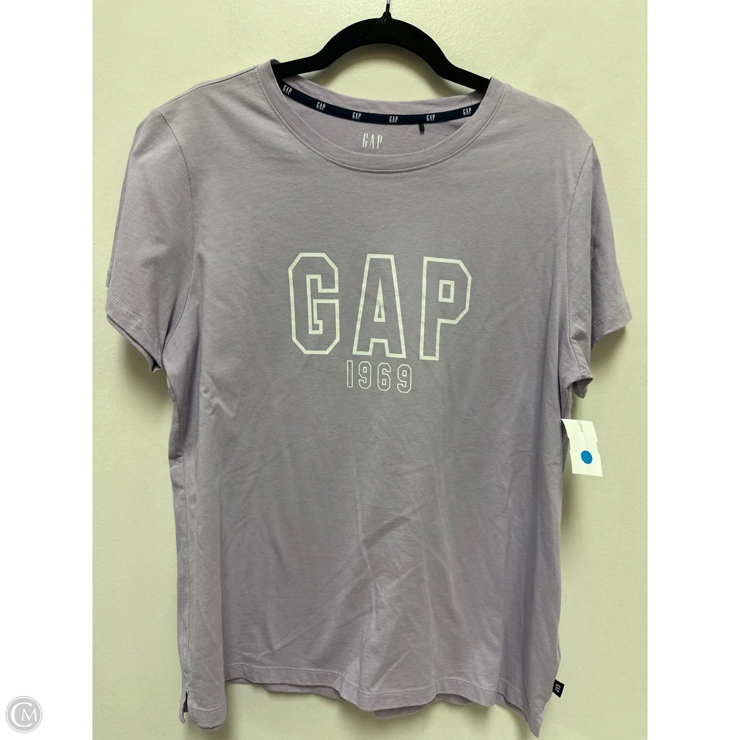 Top Short Sleeve By Gap In Purple, Size: L