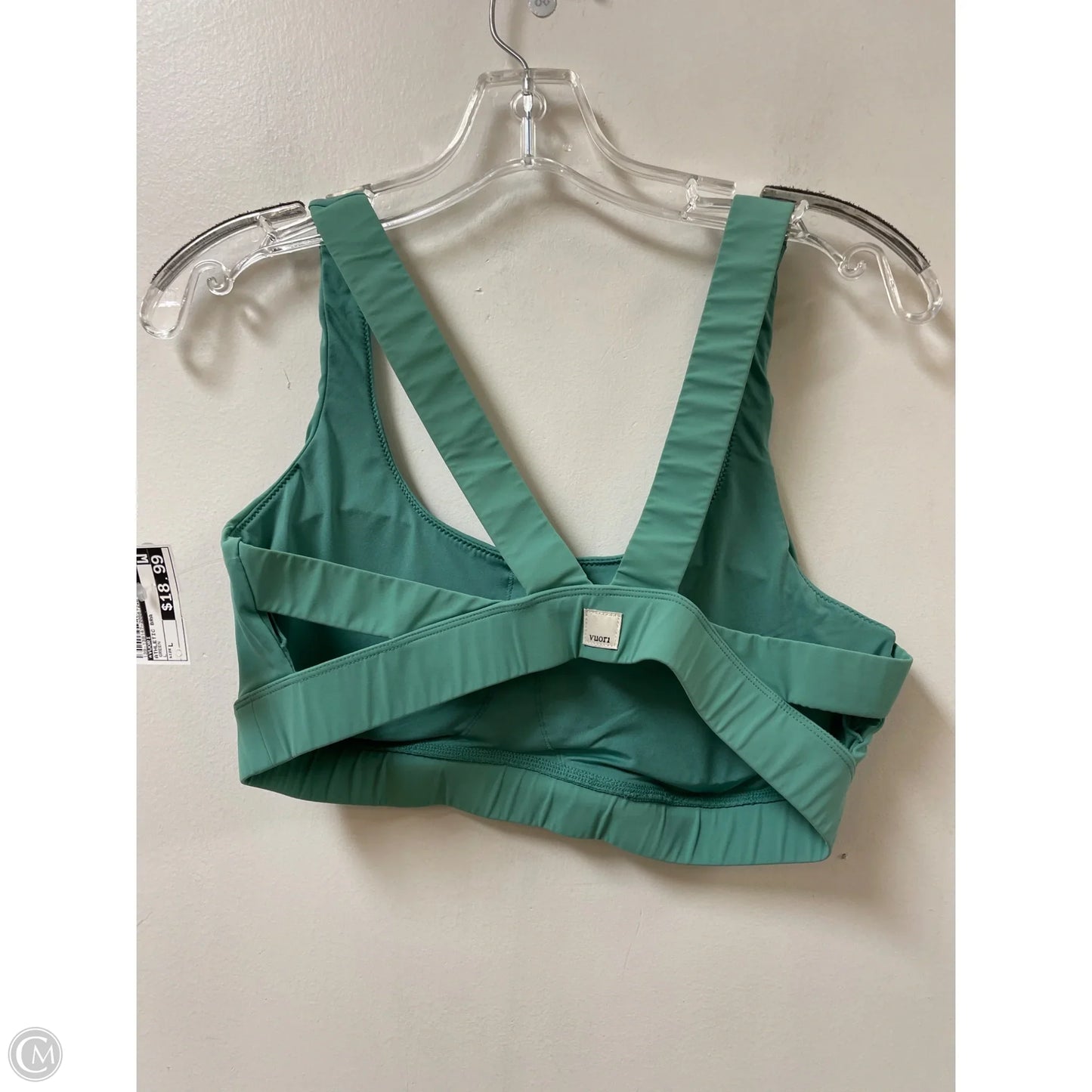 Athletic Bra By Vuori In Green, Size: L