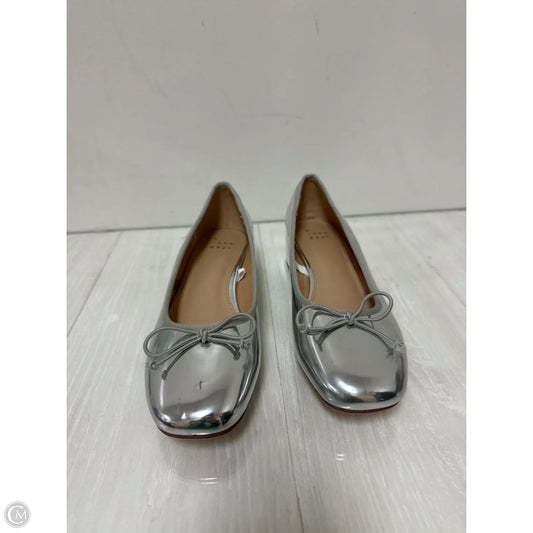Shoes Heels Block By A New Day In Silver, Size: 5.5