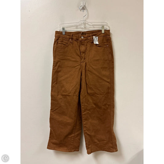Jeans Straight By Judy Blue In Brown, Size: 12