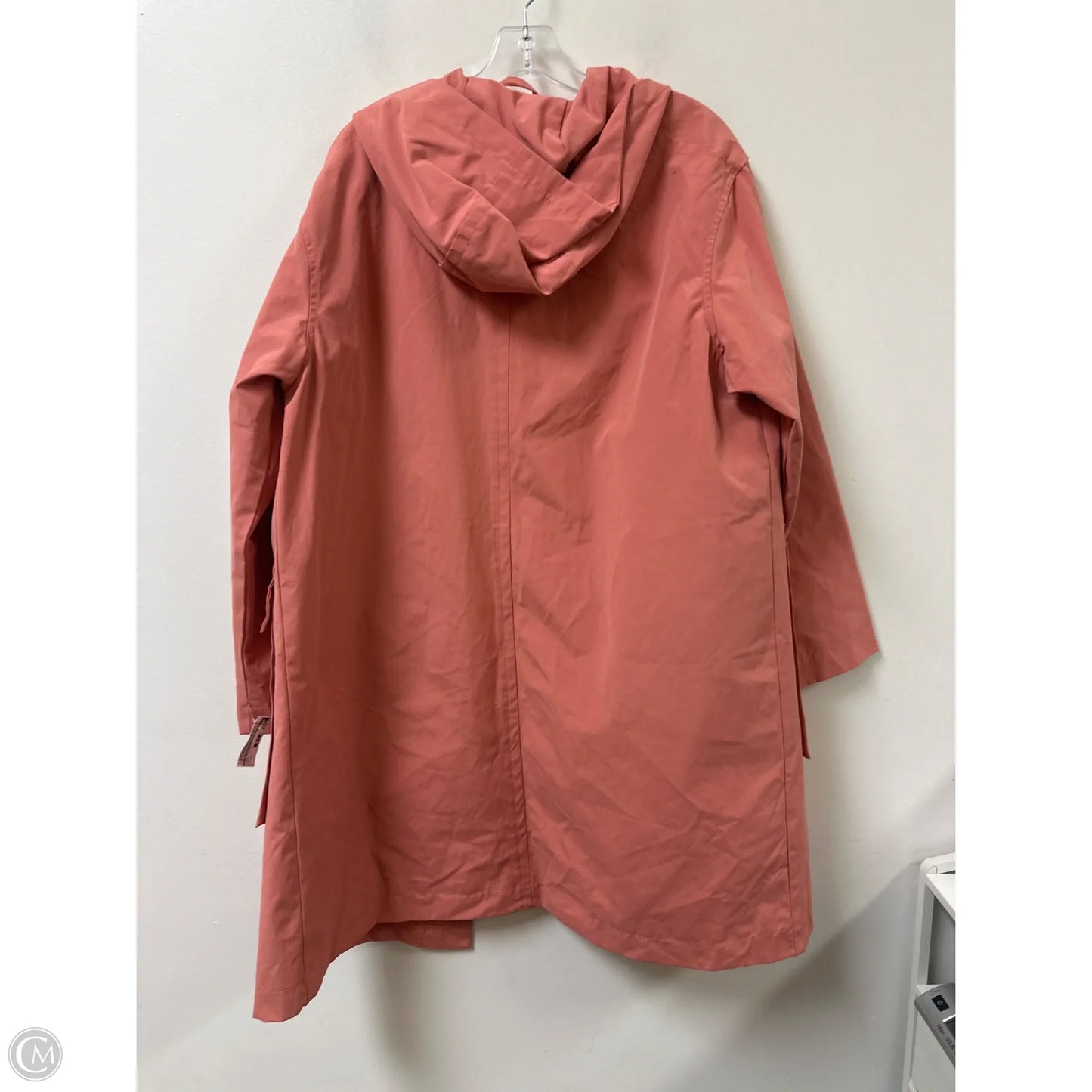 Coat Raincoat By A New Day In Coral, Size: Xl