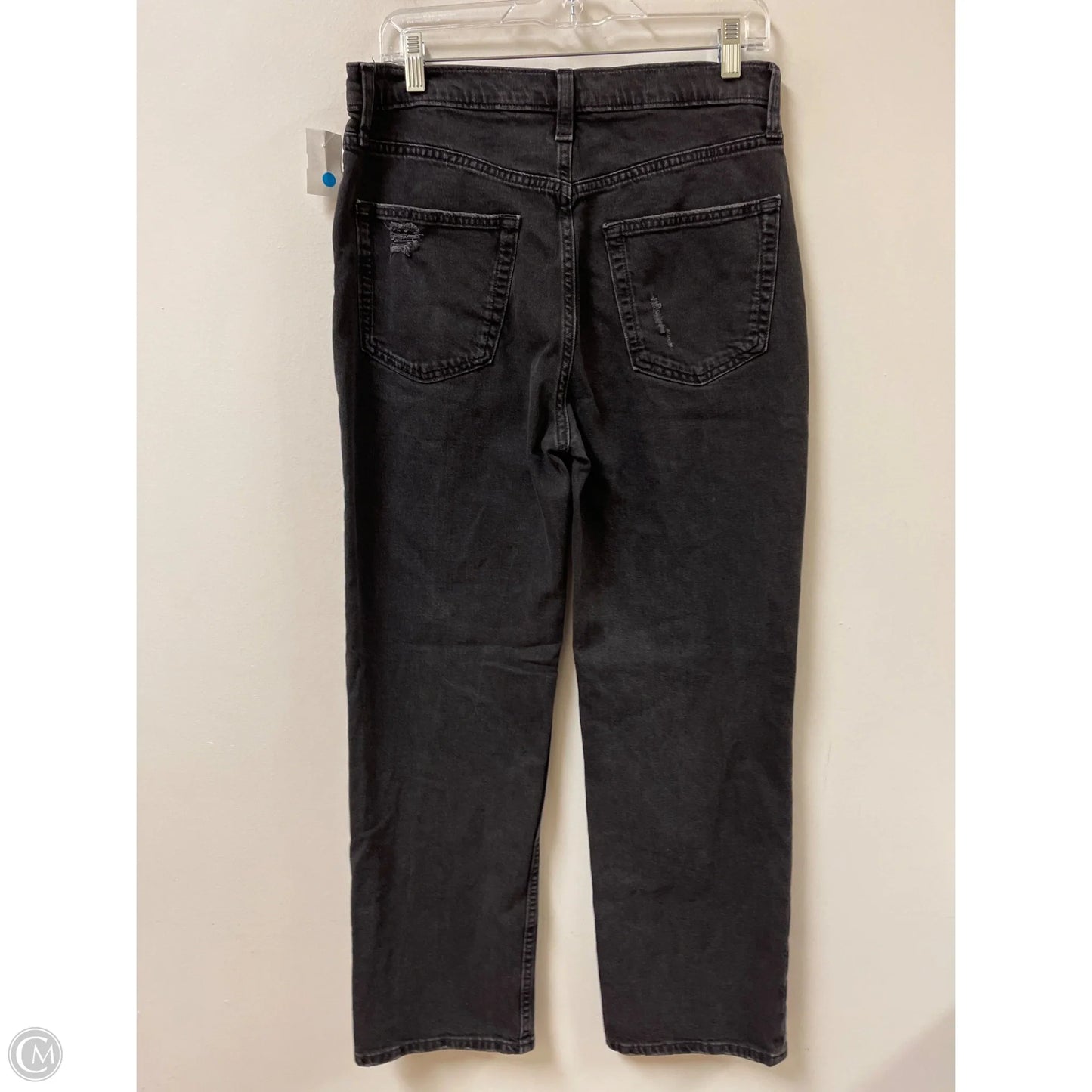 Jeans Straight By Gap In Black, Size: 8