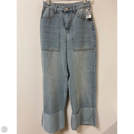Jeans Wide Leg By Le Lis In Blue Denim, Size: 6