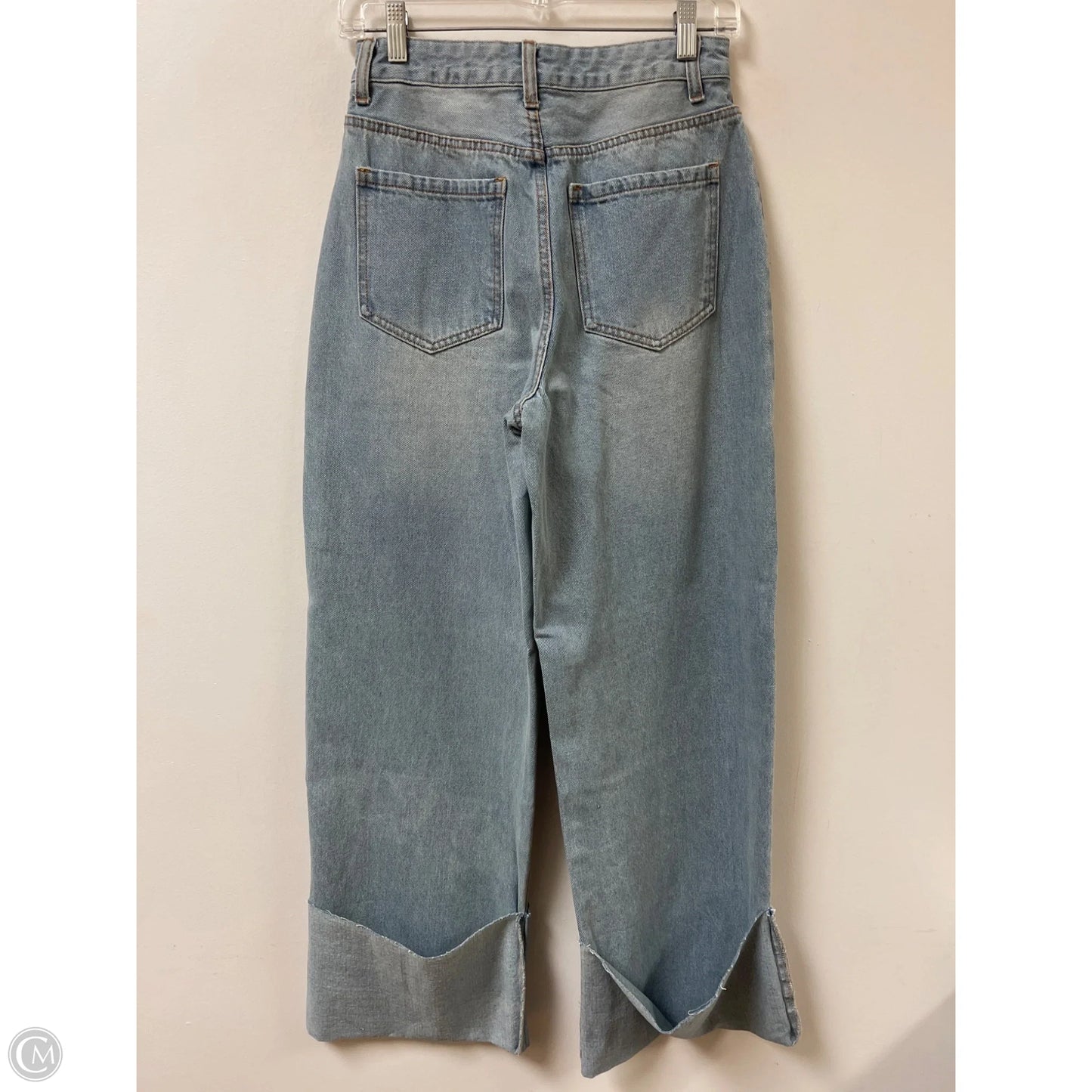 Jeans Wide Leg By Le Lis In Blue Denim, Size: 6