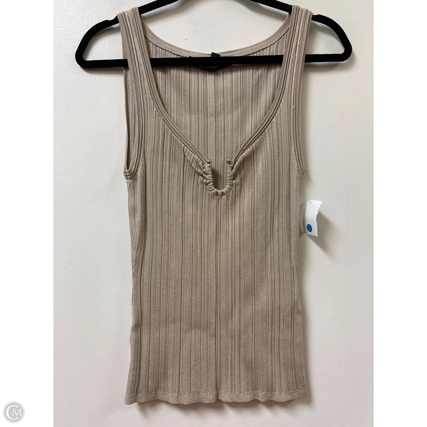 Tank Top By White House Black Market In Gold, Size: S