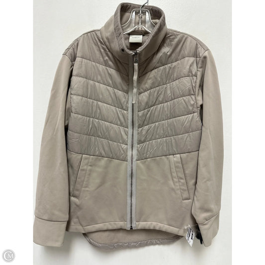 Athletic Jacket By Varley In Taupe, Size: M
