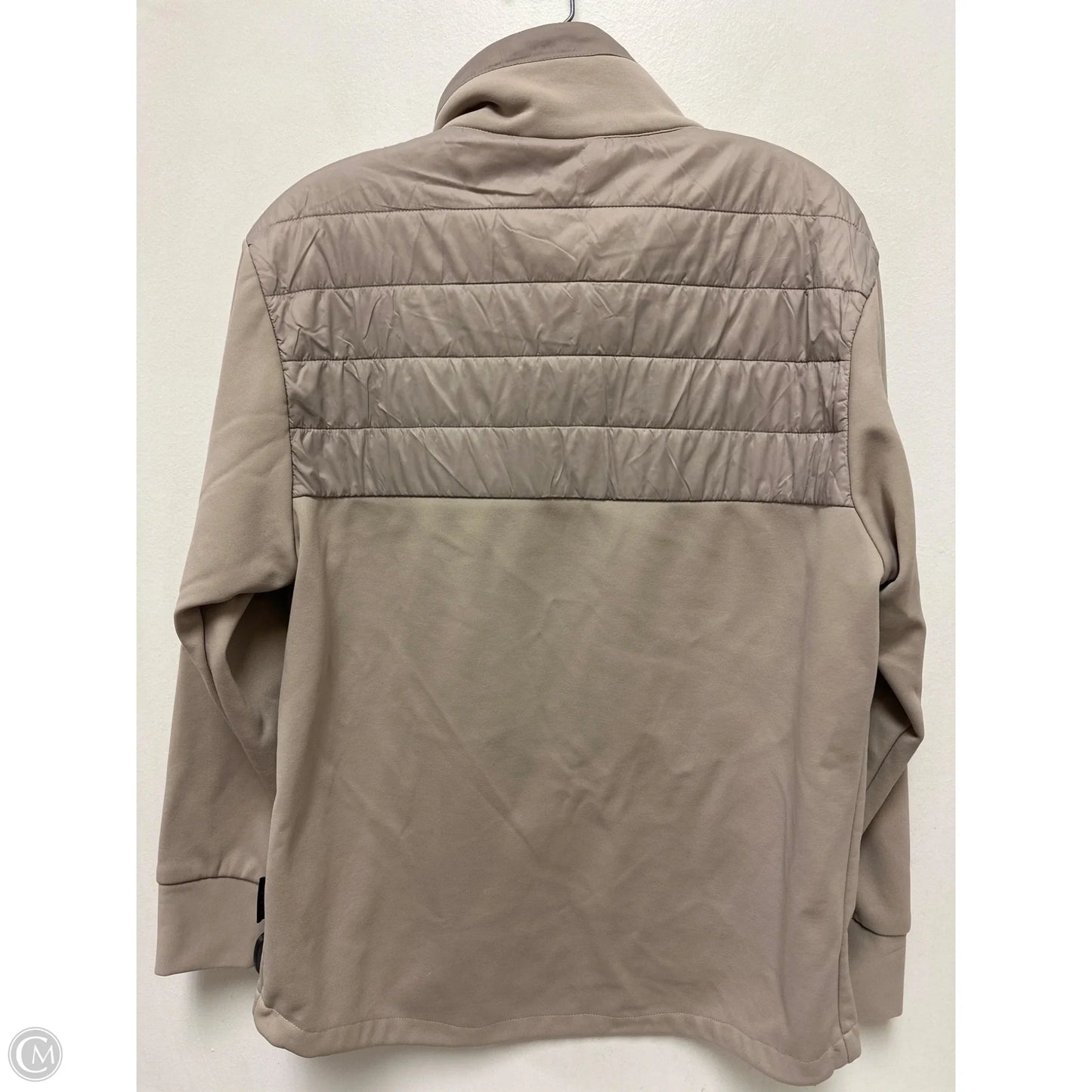 Athletic Jacket By Varley In Taupe, Size: M