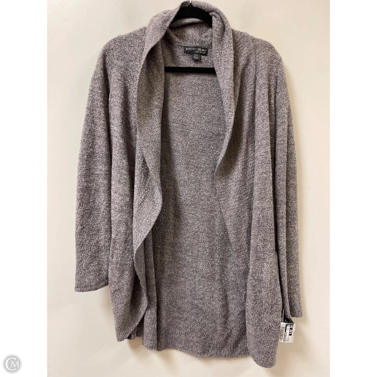Sweater Cardigan By Barefoot Dreams In Grey, Size: S
