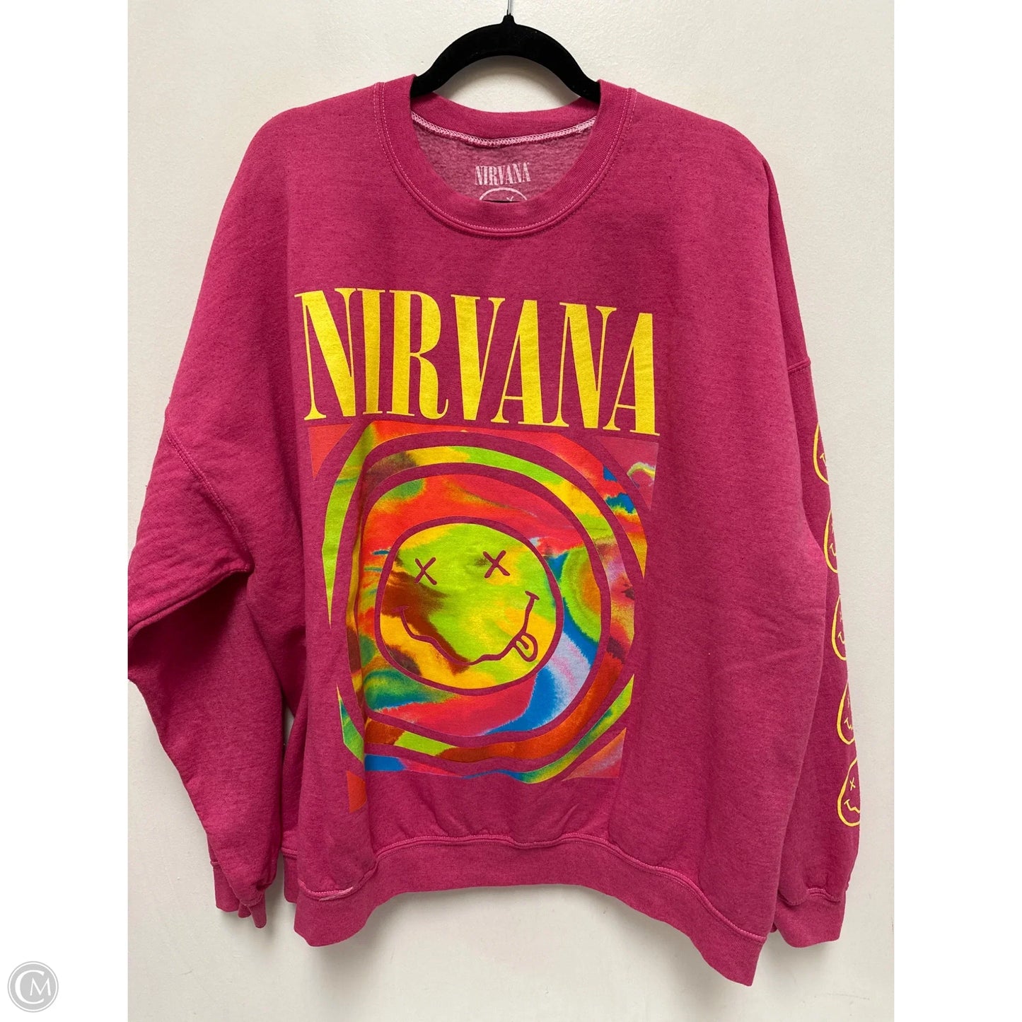 Sweater By Clothes Mentor In Pink, Size: 1x