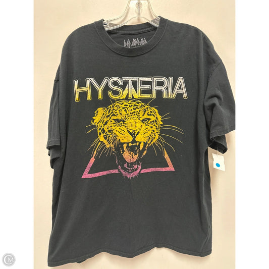 Top Short Sleeve By Clothes Mentor In Black, Size: Osfm