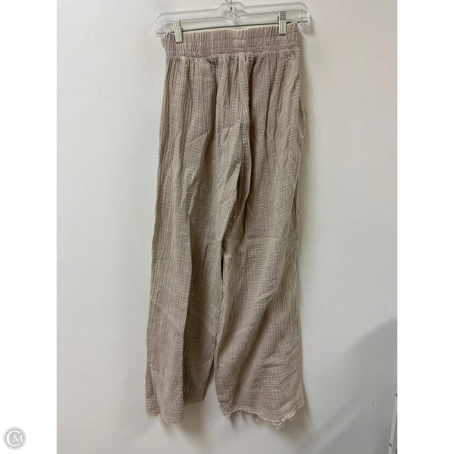 Pants Linen By Zenana Outfitters In Tan, Size: S