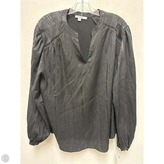 Top Long Sleeve By Chicos In Black, Size: 1x