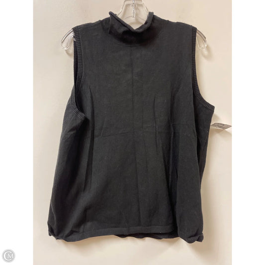 Top Sleeveless By Chicos In Black, Size: Xl
