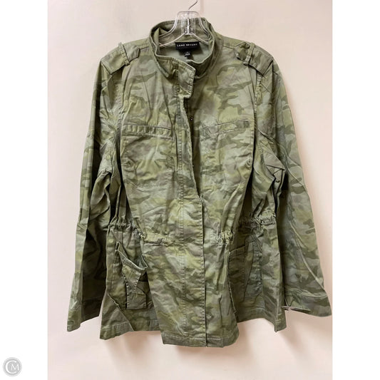 Jacket Utility By Lane Bryant In Camouflage Print, Size: 1x