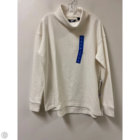 Tunic Long Sleeve By Lands End In Cream, Size: L