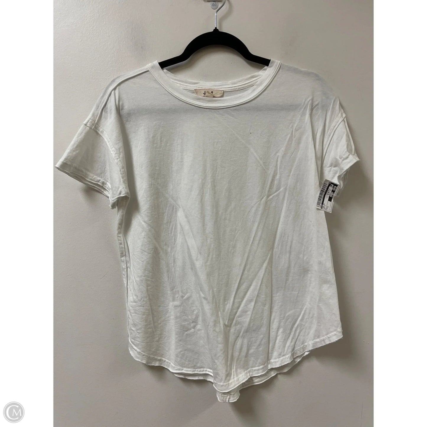 Top Short Sleeve By Joa In White, Size: S