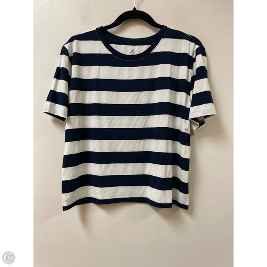 Top Short Sleeve By Lou And Grey In Navy, Size: S