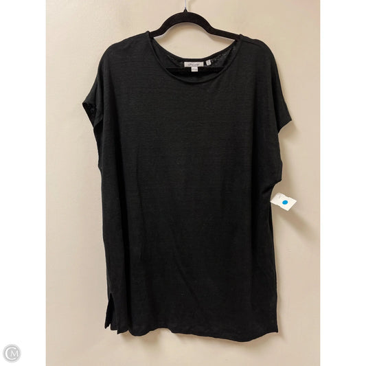Top Short Sleeve By Chicos In Black, Size: Xl