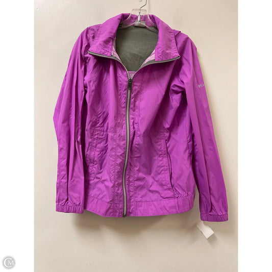 Athletic Jacket By Columbia In Purple, Size: L
