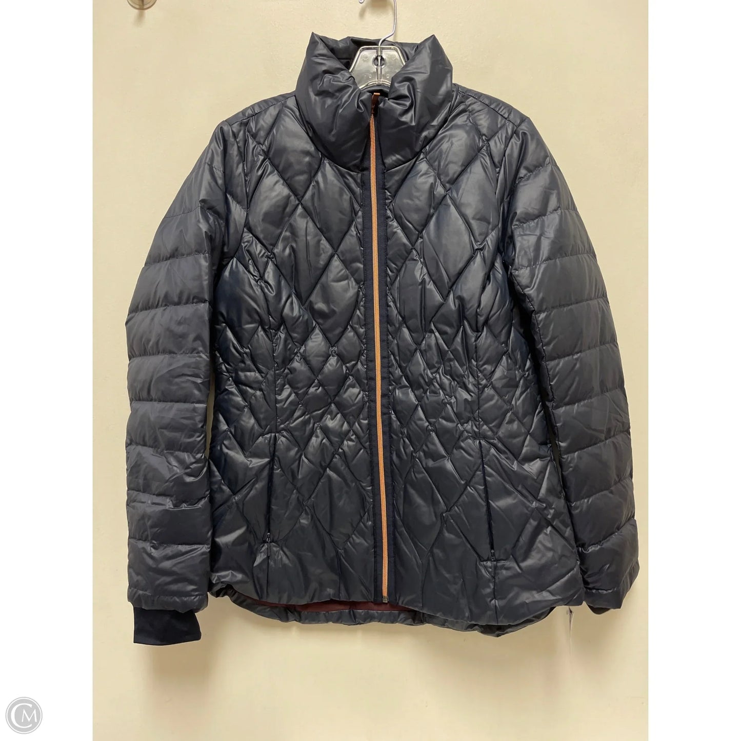 Jacket Puffer & Quilted By Athleta In Navy, Size: M