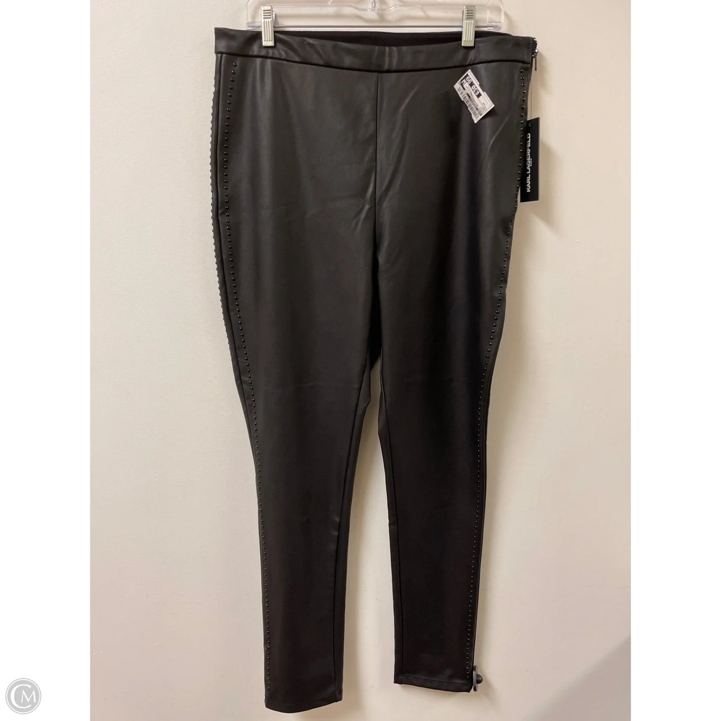 Pants Designer By Karl Lagerfeld In Black, Size: 14