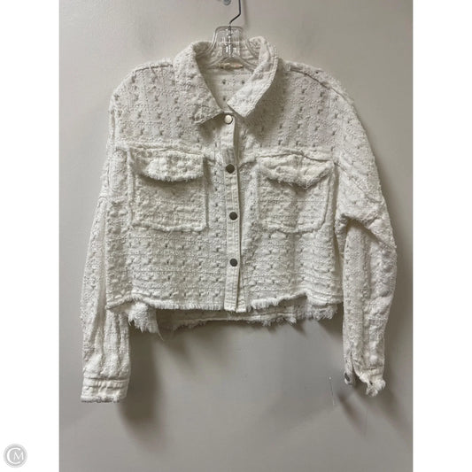 Blazer By Le Lis In White, Size: S