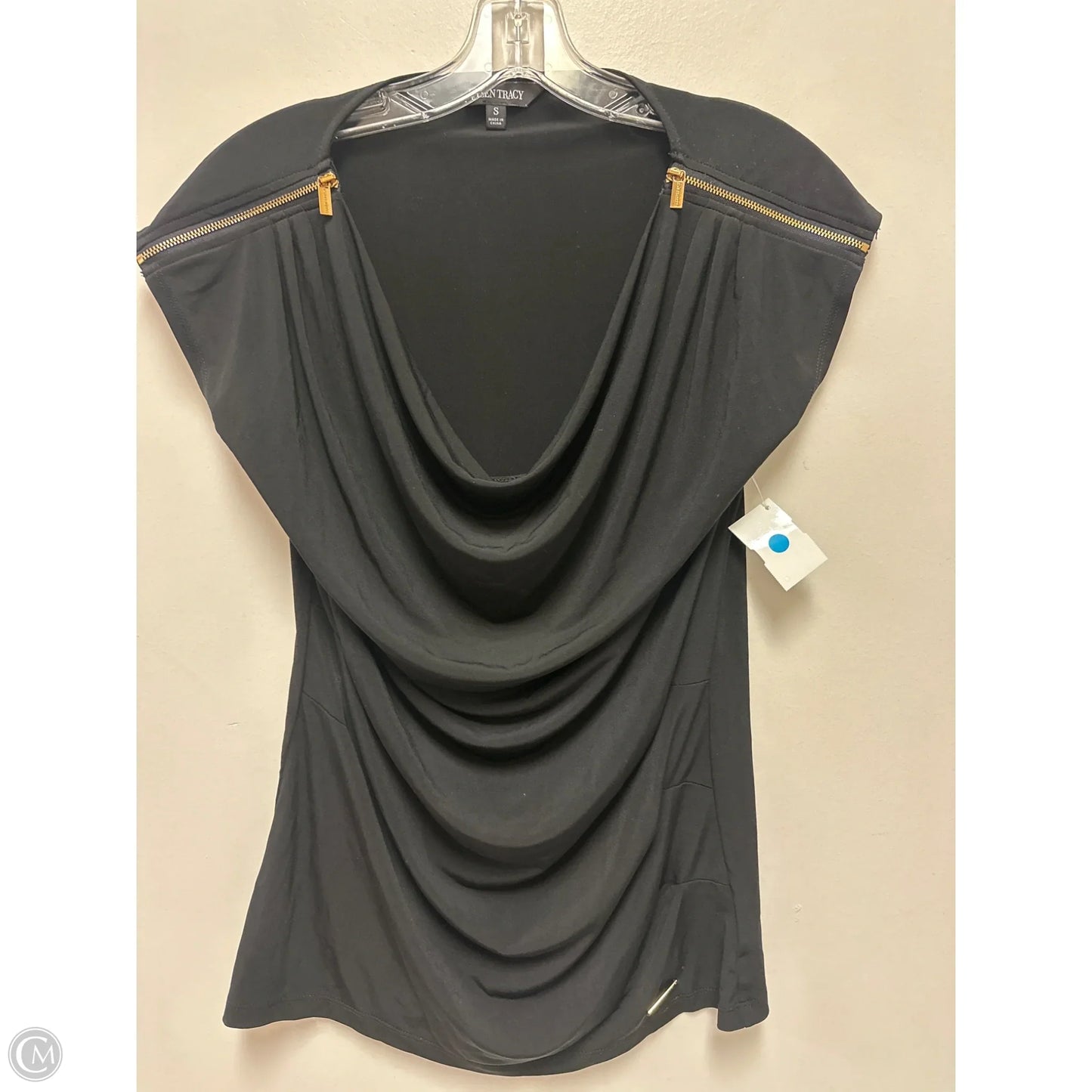 Top Sleeveless By Ellen Tracy In Black, Size: S