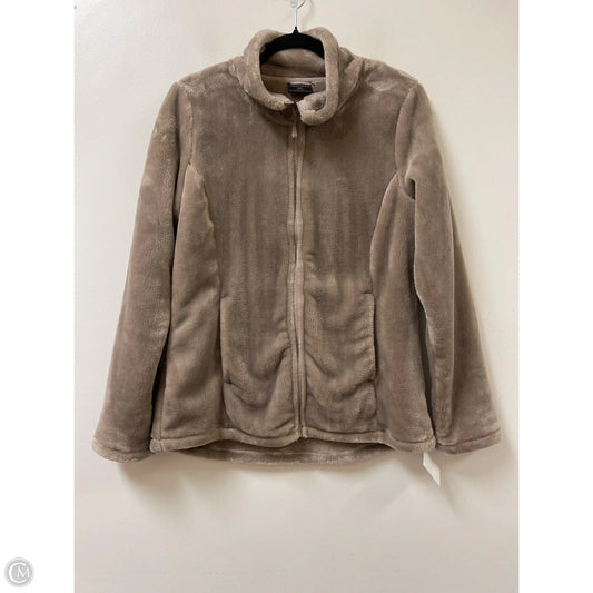Jacket Faux Fur & Sherpa By 32 Degrees In Grey, Size: M