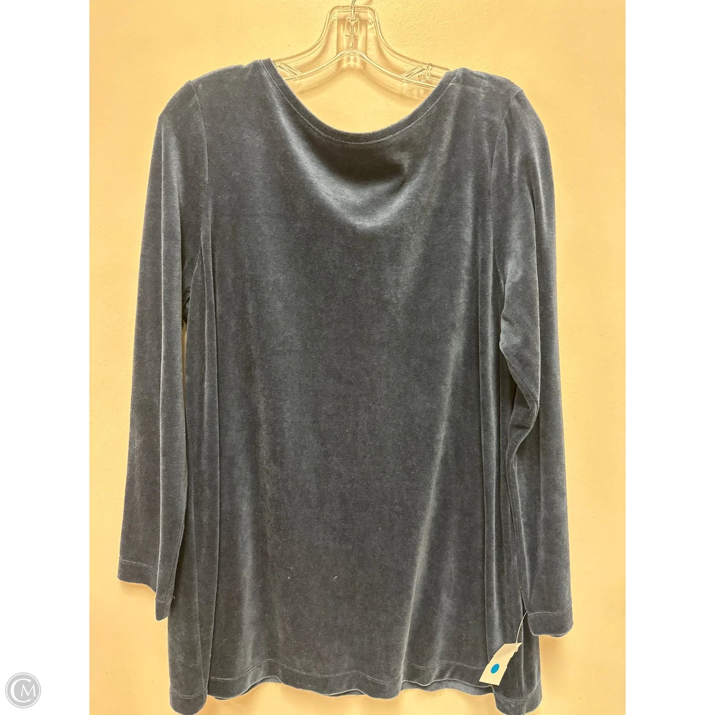 Top Long Sleeve By Pure Jill In Navy, Size: L