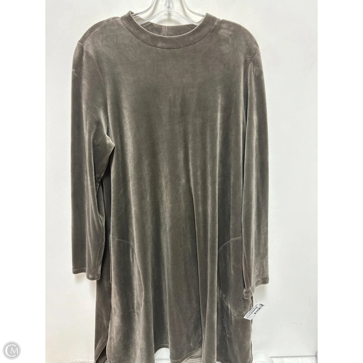 Dress Casual Midi By Pure Jill In Taupe, Size: L