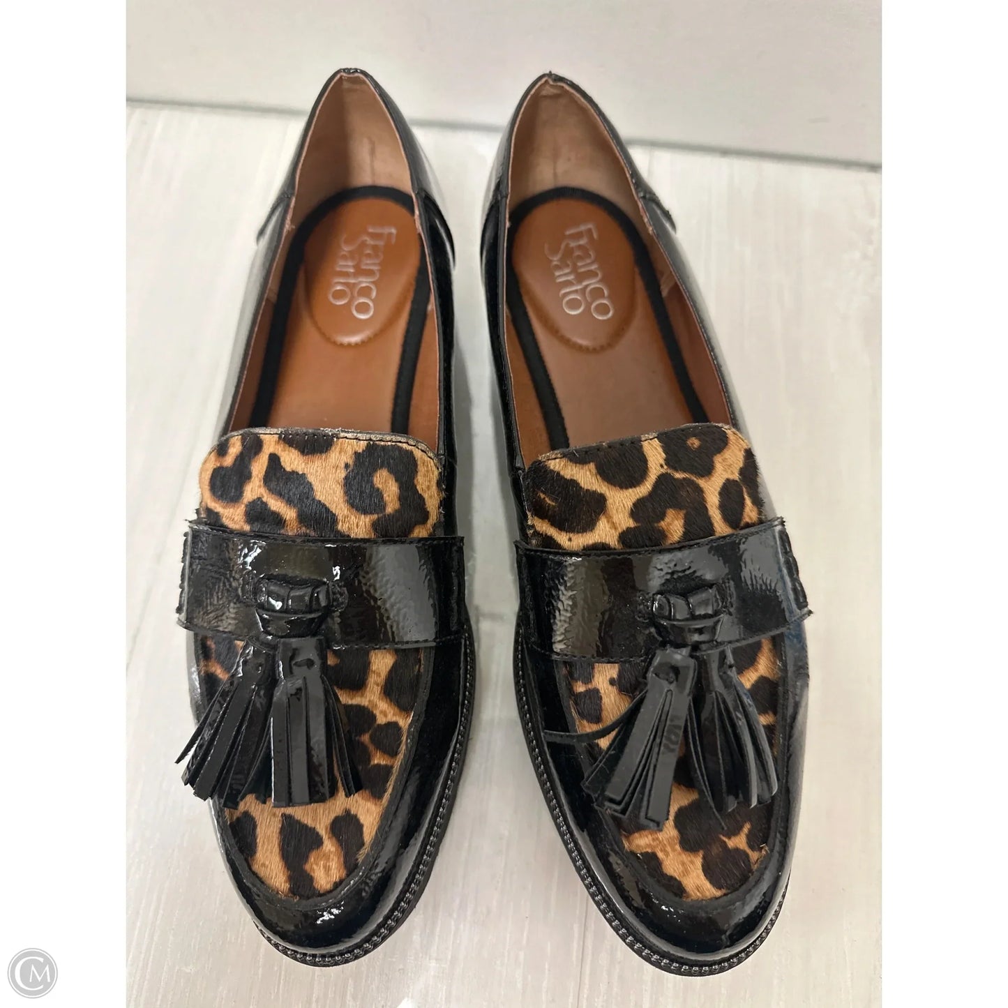 Shoes Heels Platform By Franco Sarto In Animal Print, Size: 8