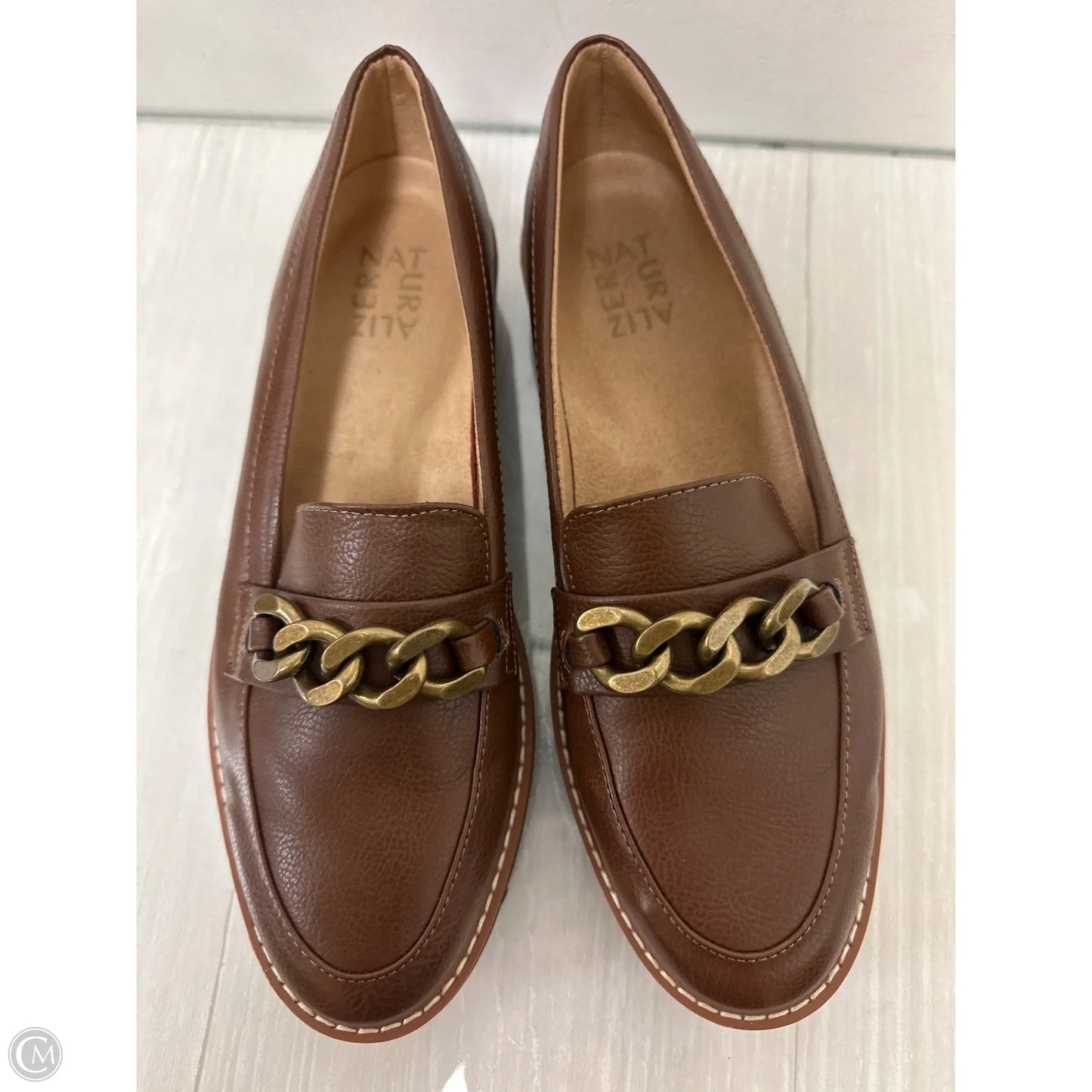 Shoes Heels Wedge By Naturalizer In Brown, Size: 8