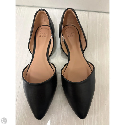 Shoes Flats By A New Day In Black, Size: 6.5