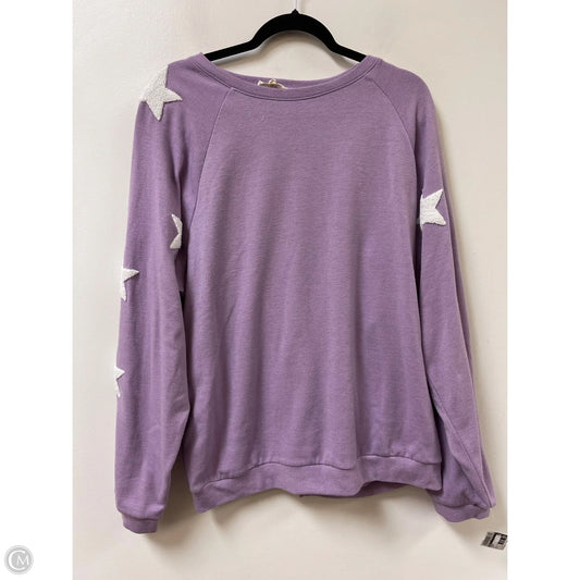 Sweater By Easel In Purple, Size: S