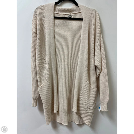 Sweater Cardigan By Universal Thread In Cream, Size: Xs