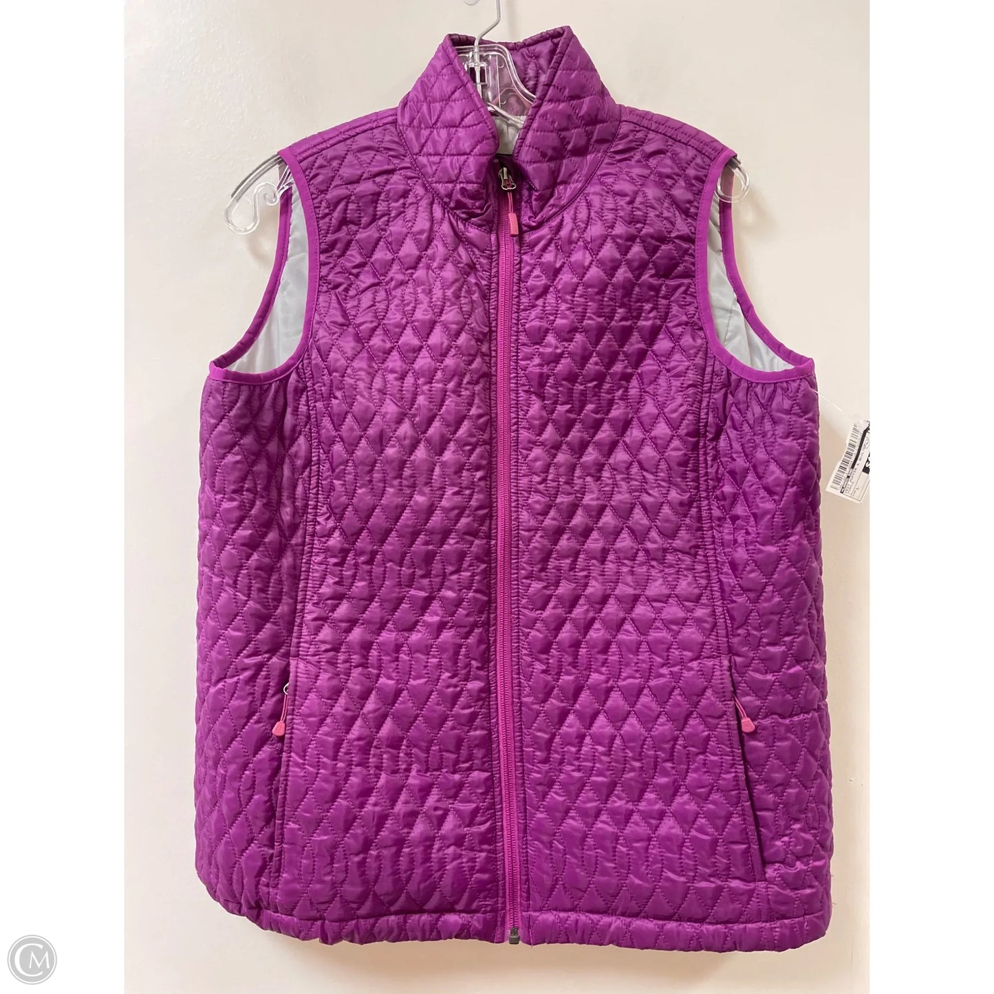 Vest Puffer & Quilted By Lands End In Purple, Size: L