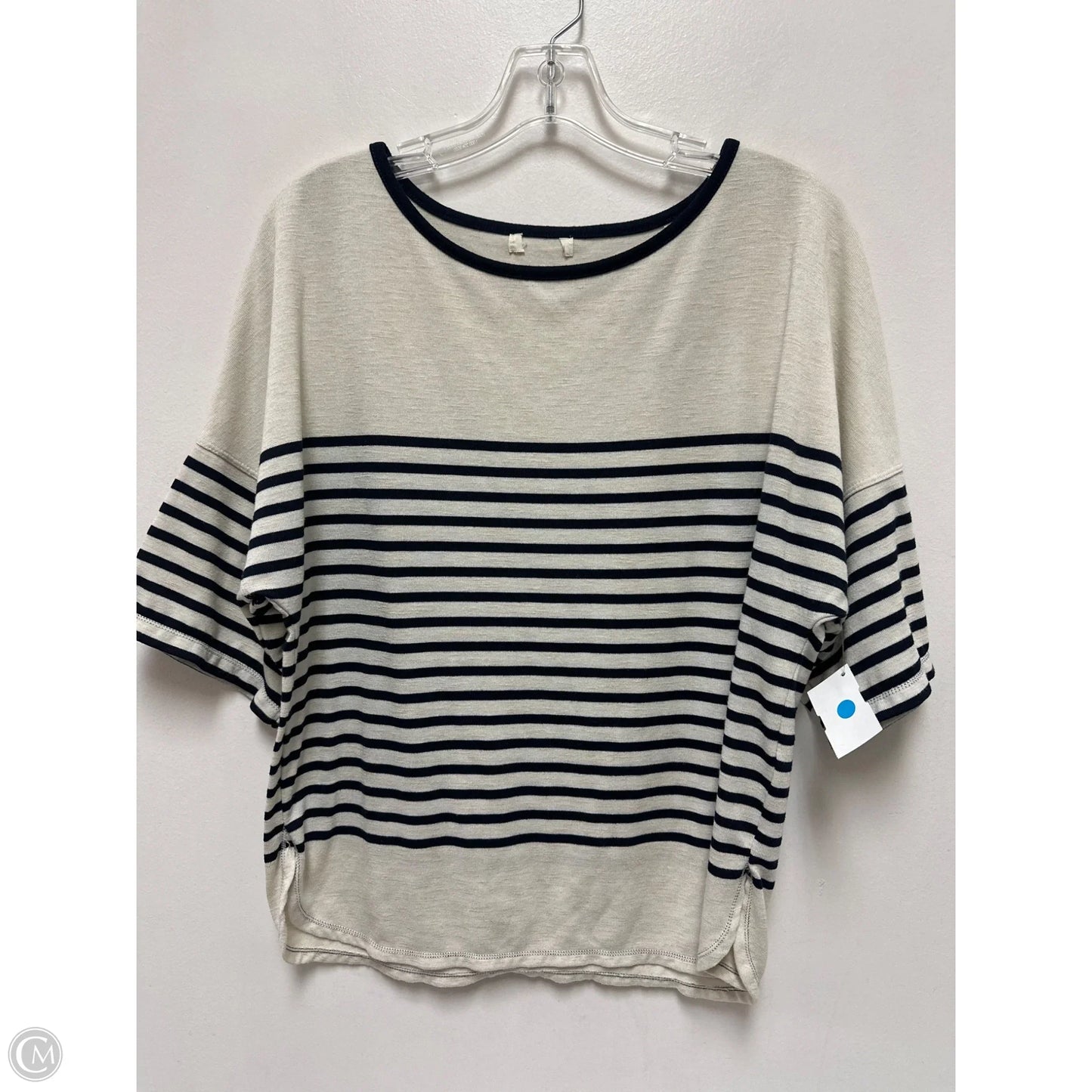 Top Short Sleeve By Clothes Mentor In Striped Pattern, Size: M