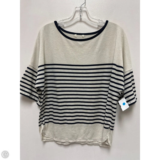 Top Short Sleeve By Clothes Mentor In Striped Pattern, Size: M