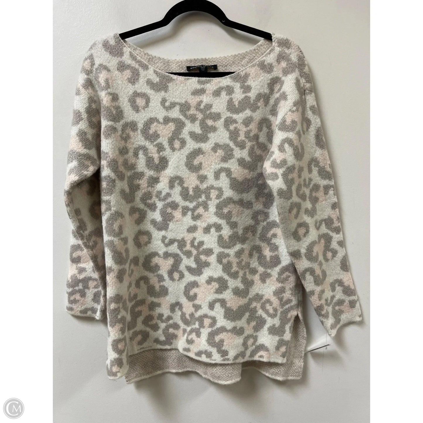 Sweater By Boston Proper In Animal Print, Size: S
