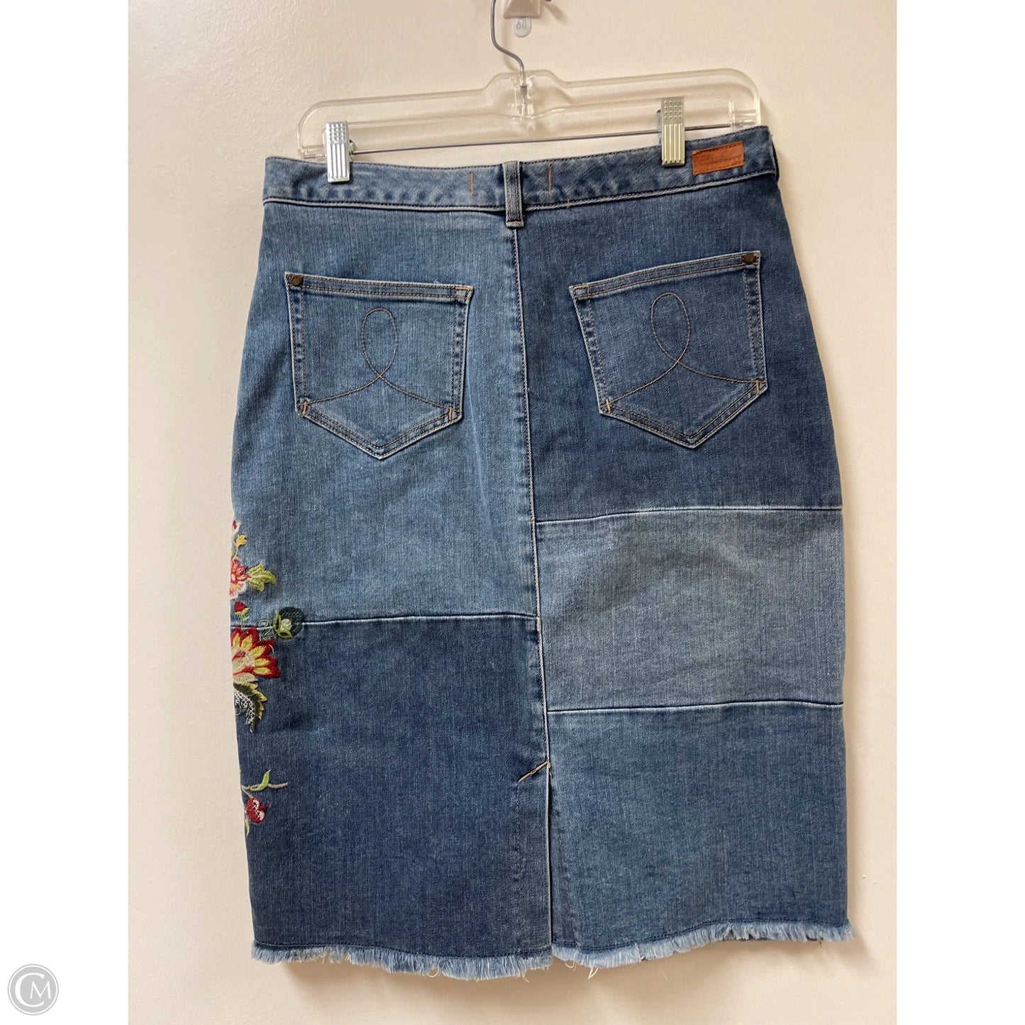 Skirt Midi By Sundance In Blue Denim, Size: 6