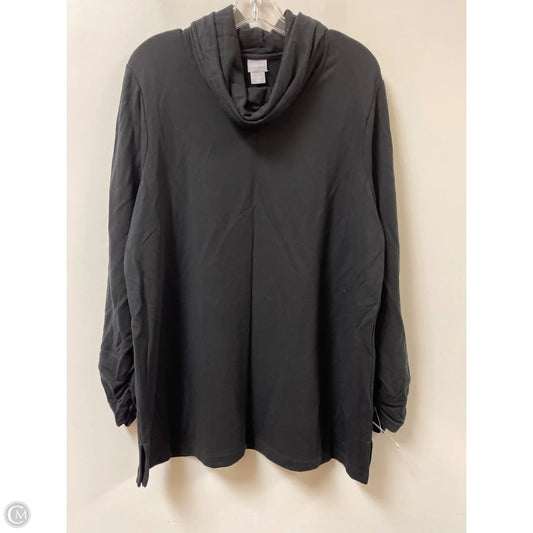 Tunic Long Sleeve By Chicos In Blue, Size: Xl