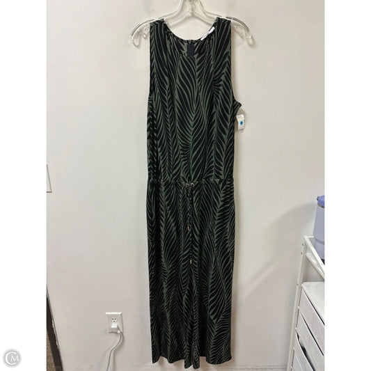 Jumpsuit By Chicos In Green, Size: L