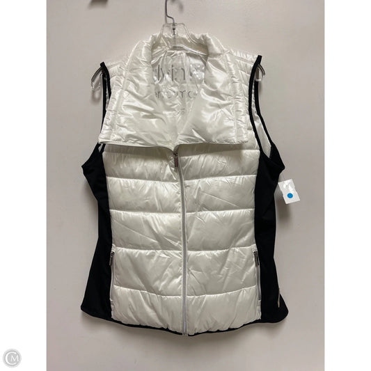 Vest Puffer & Quilted By Calvin Klein In White, Size: Xl