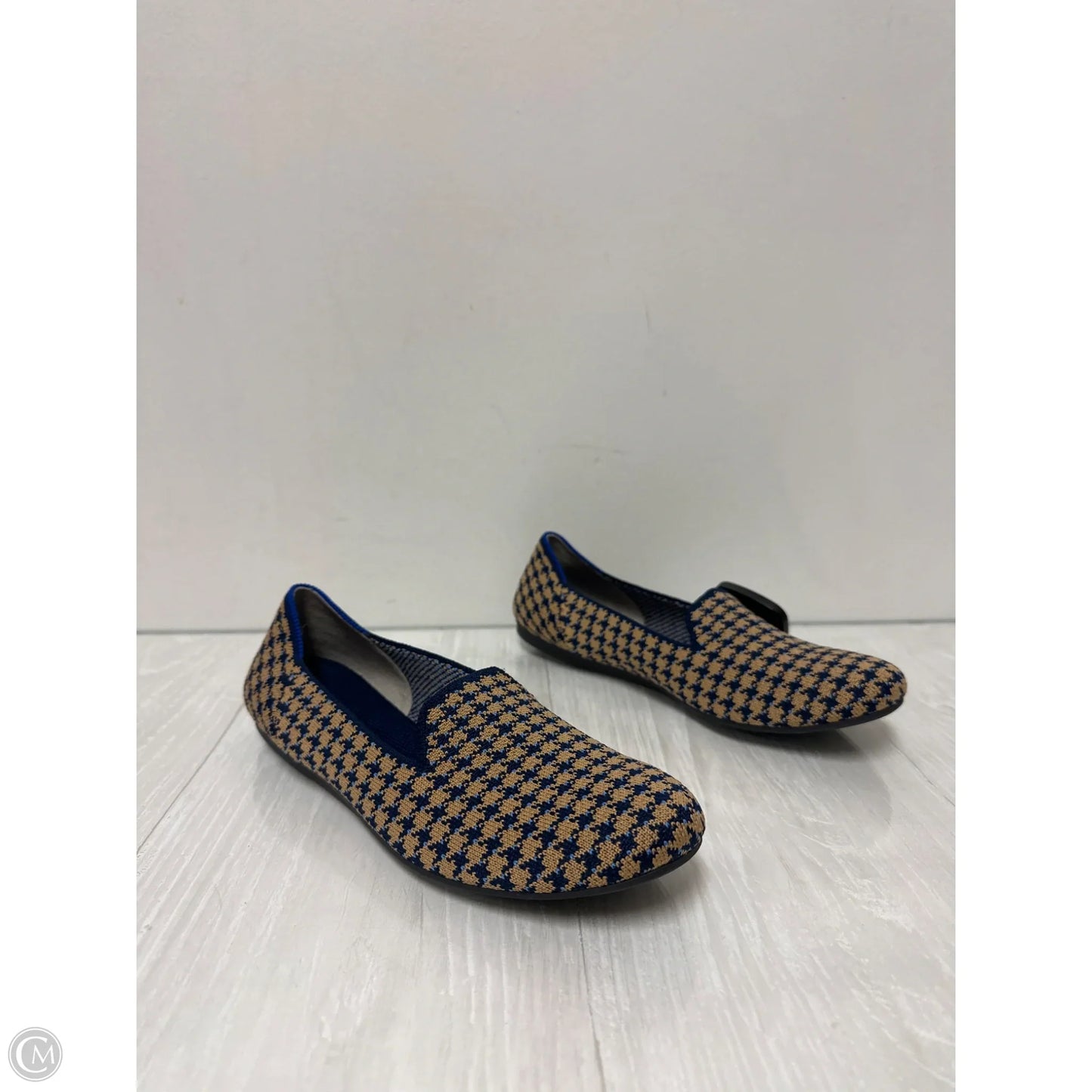 Shoes Flats By Rothys In Blue & Brown, Size: 8