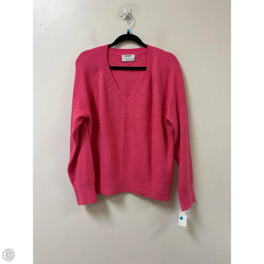 Sweater By Old Navy In Pink, Size: L