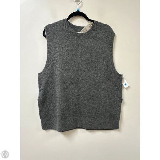 Vest Sweater By H&m In Grey, Size: M