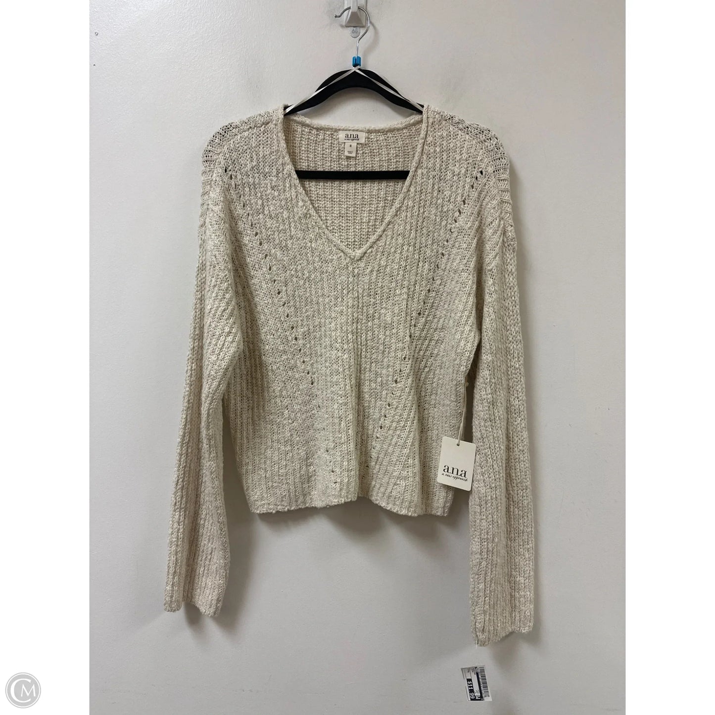 Sweater By Ana In Cream, Size: M